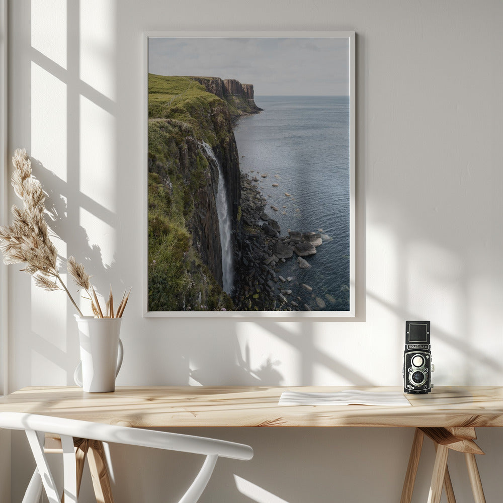 Kilt Rock and Mealt Falls, Isle of Skye, Scotland Poster