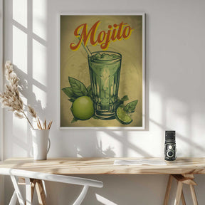 Lime Breeze Drink Poster