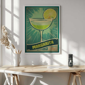 Retro Margarita Delight Poster