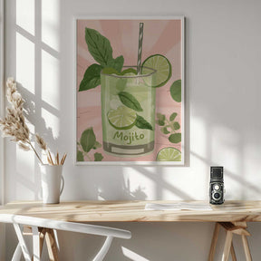 Minty Lime Delight Poster