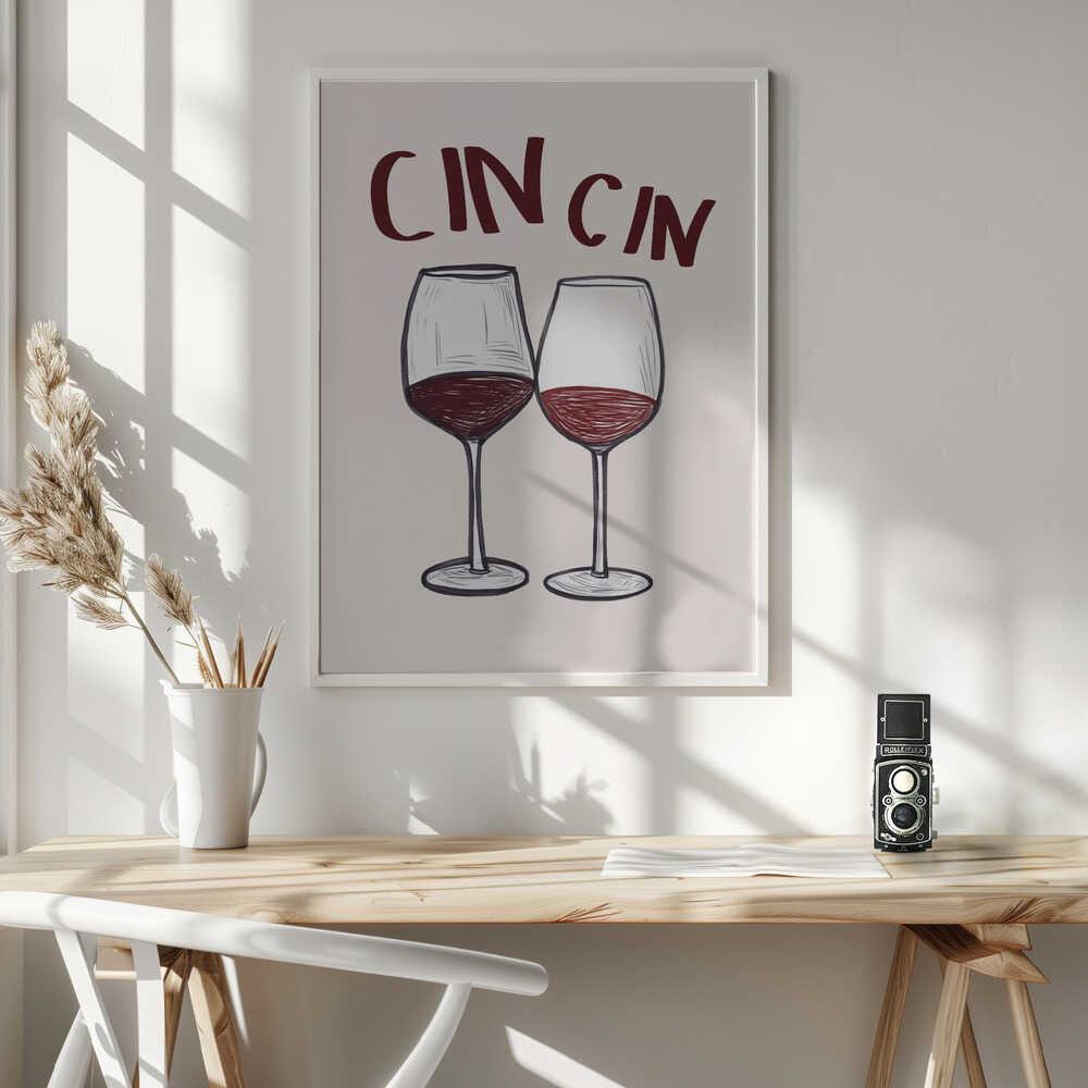 Wine Toast Duo Poster