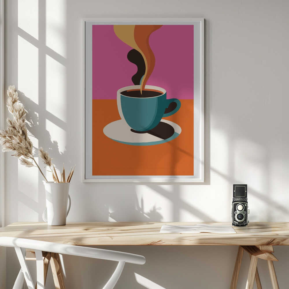 A3 Coffee Steam Pink Final 01 01.png Poster