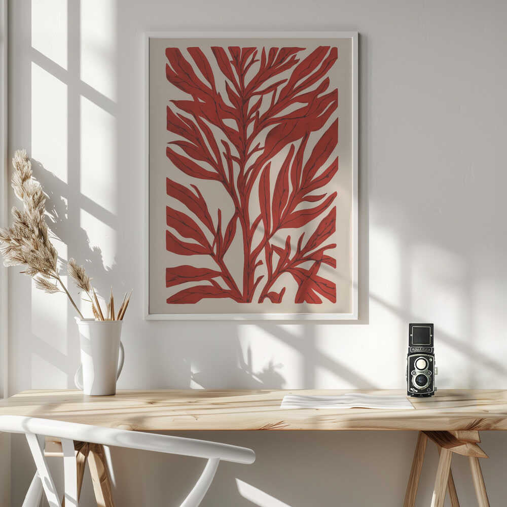 The Tree Branch with Leaves Poster