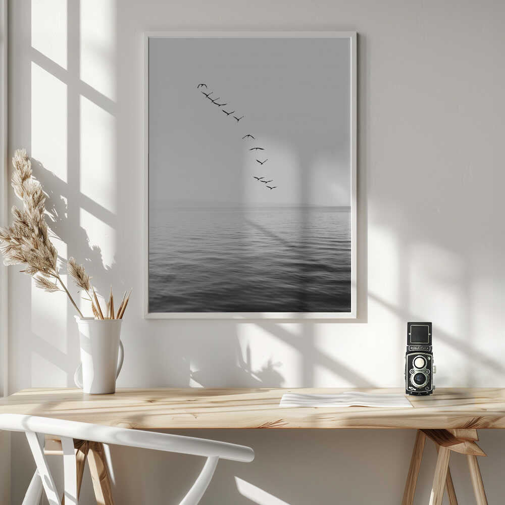 Flying Birds Poster