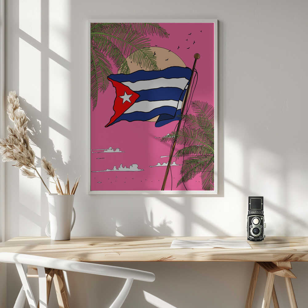 The Cuban Flag Poster