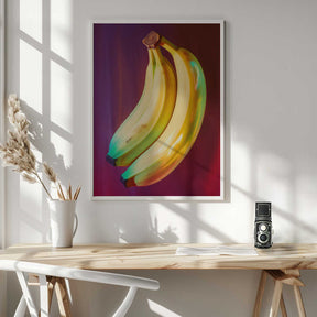 Neon Banana Fusion Poster