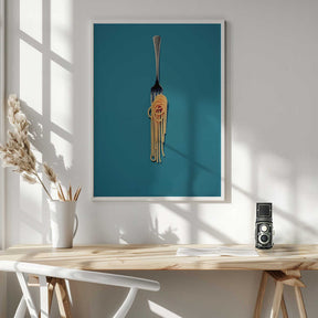 Pasta Swirl Symphony Poster
