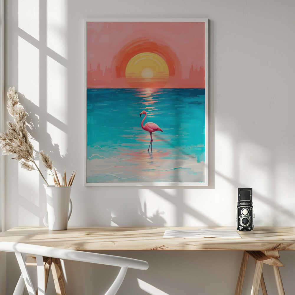 Just Vibin’ By the Sea Poster