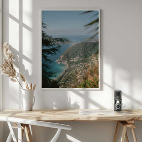 Green Hills And Turquoise Waters Poster