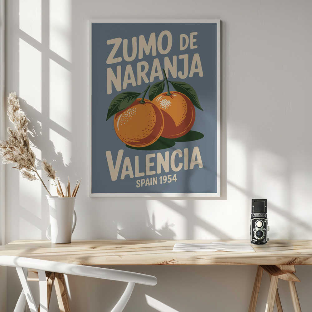 Valencia Oranges Poster