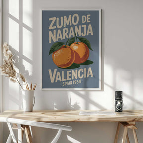 Valencia Oranges Poster