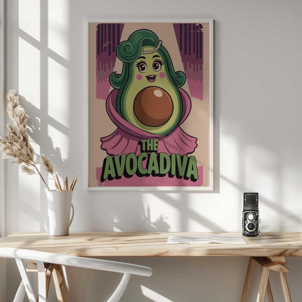 Glamorous Avocado Poster