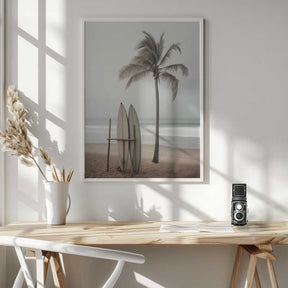 Beach Surfboards Poster