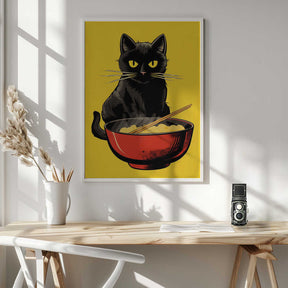 Noodle Cat No 1 Poster