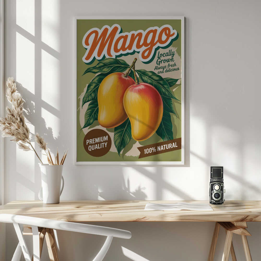 Mango Vintage Poster