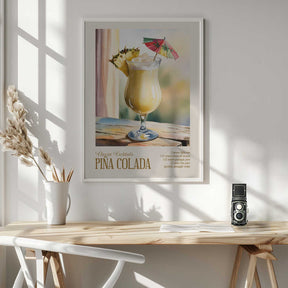 Classic Cocktails - Pina Colada Poster