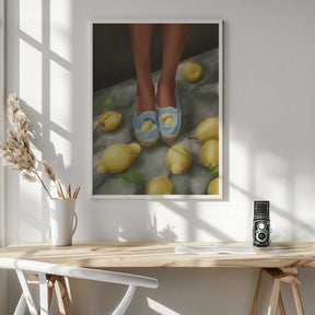 Lemon Steps Poster