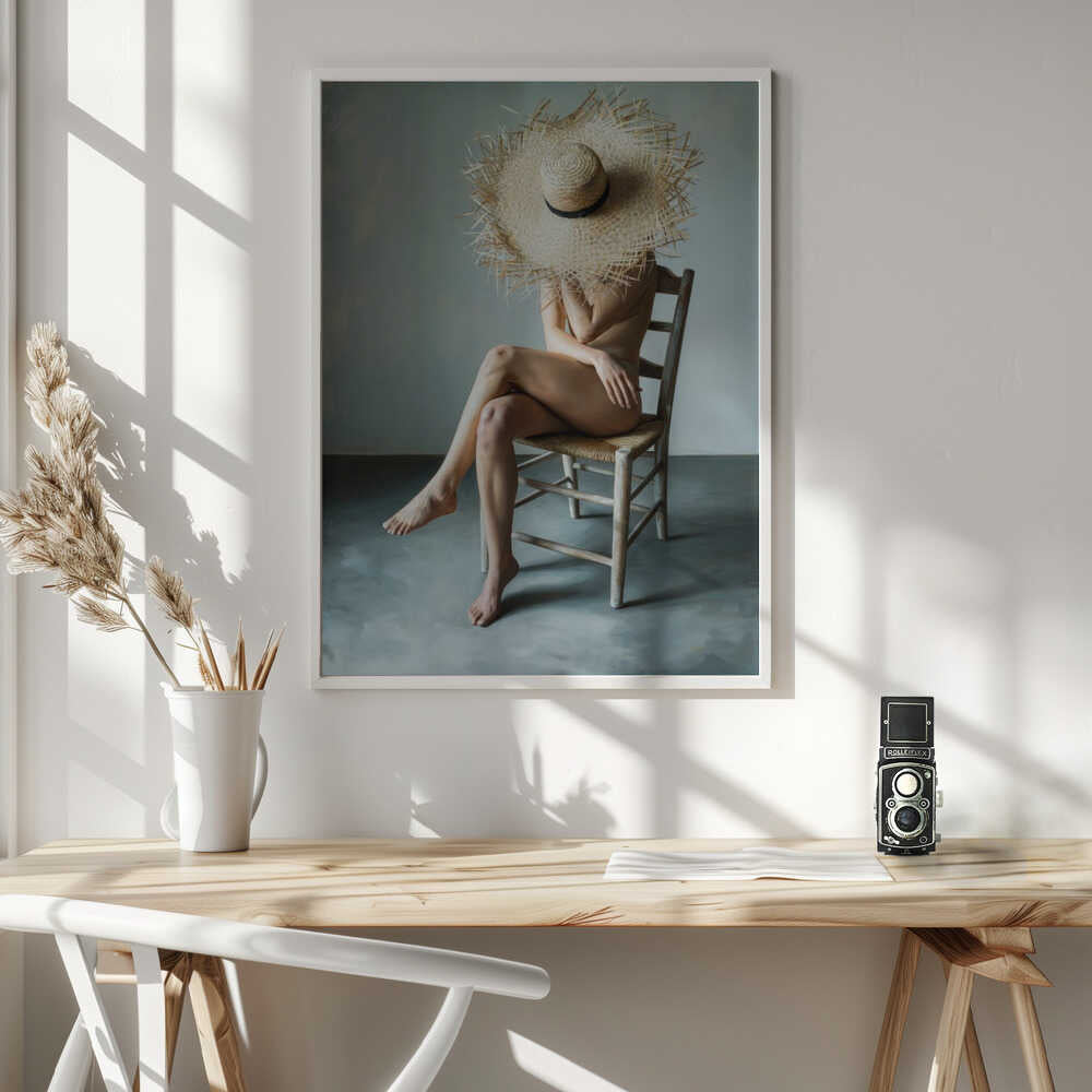 The Girl In the Straw Hat Poster