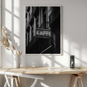 Kaffe Skylt Poster