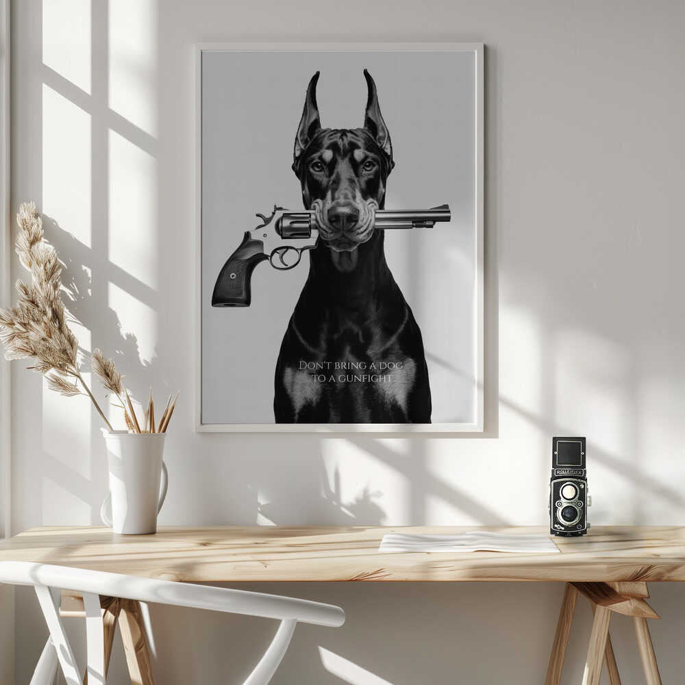 Don't Bring a Dog To a Gunfight Poster