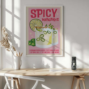 A3 Spicy Margs 5 Pink 01.png Poster