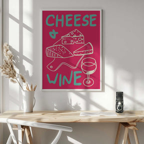 A4 Cheese & Wine 01.png Poster