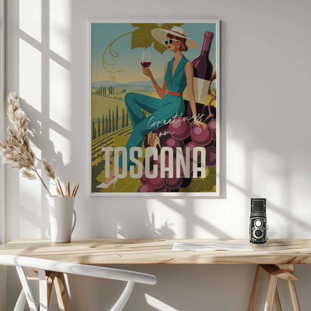 Greetings From Toscana Poster