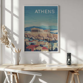 Athens Travel Poster Poster