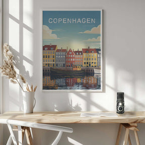 Copenhagen Travel Poster Poster