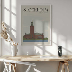 Stockholm City Hall Travel Poster Poster