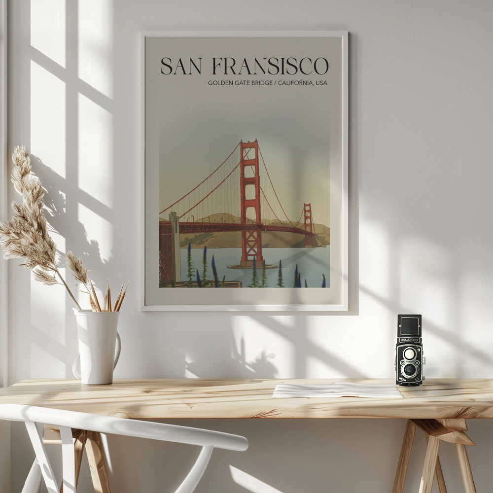 San Fransisco Travel Poster Poster