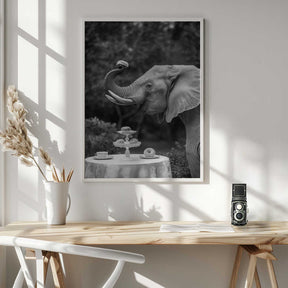 Elephant’s Afternoon Tea Poster