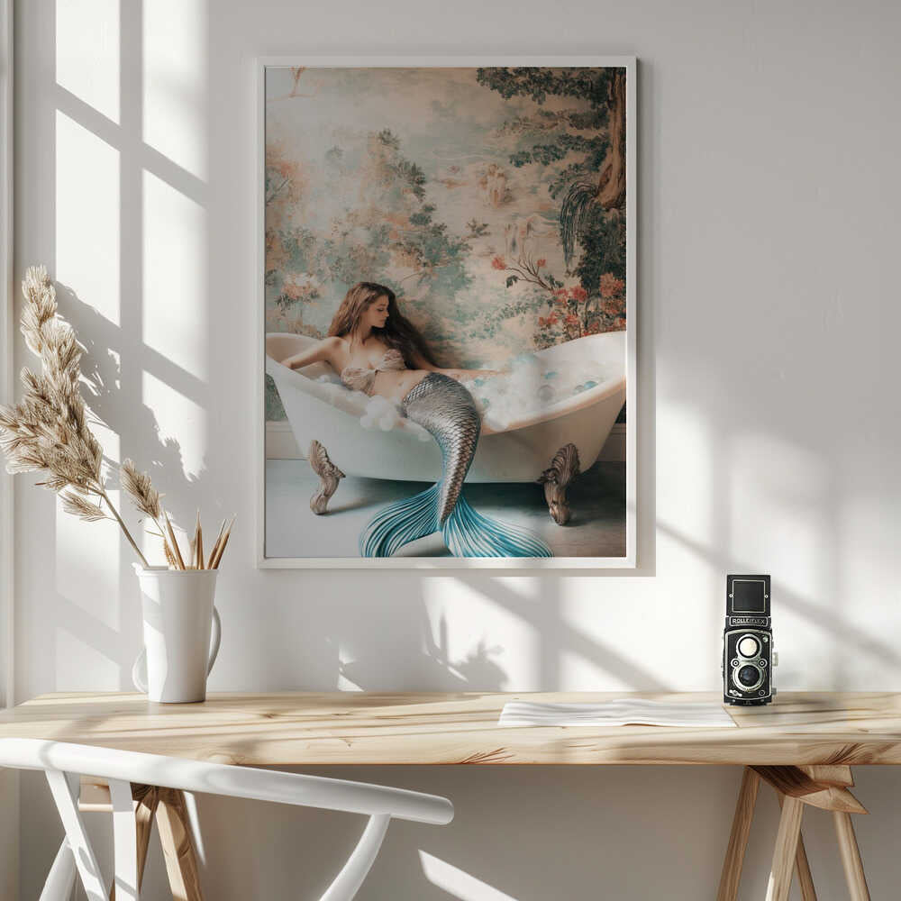 Bubbles & Moonlight Poster