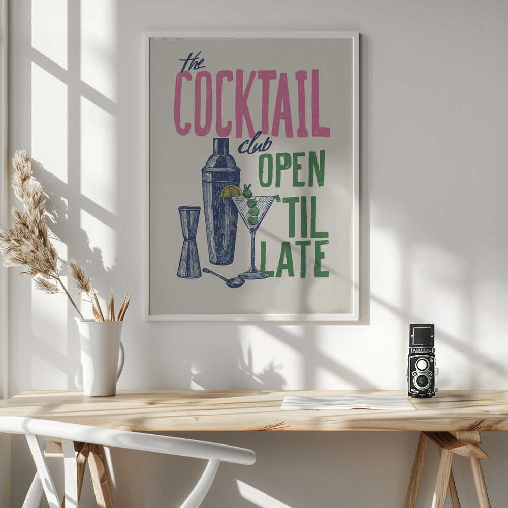 The Cocktail Club Poster