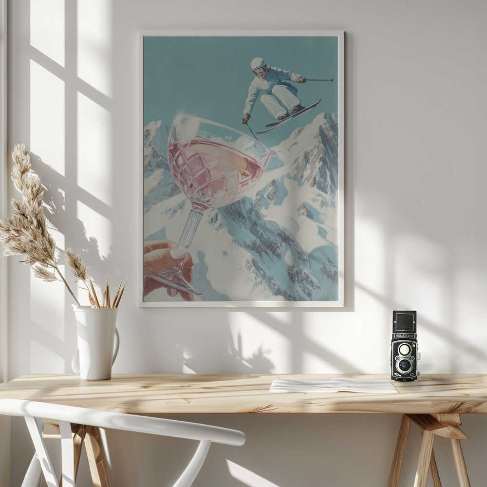 Sip and Ski Poster