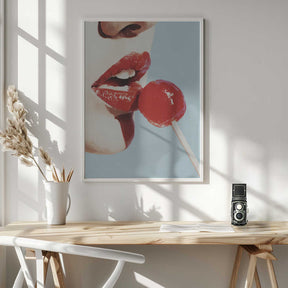 Red Lollipop Poster