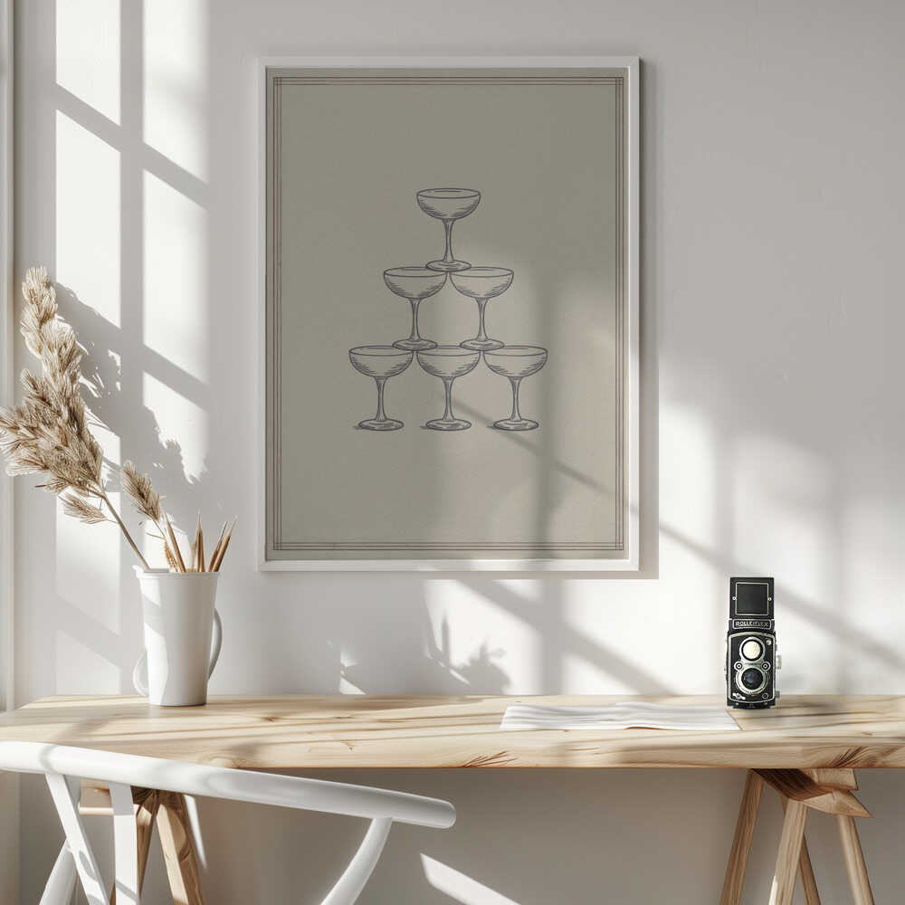 Glass Stack Poster