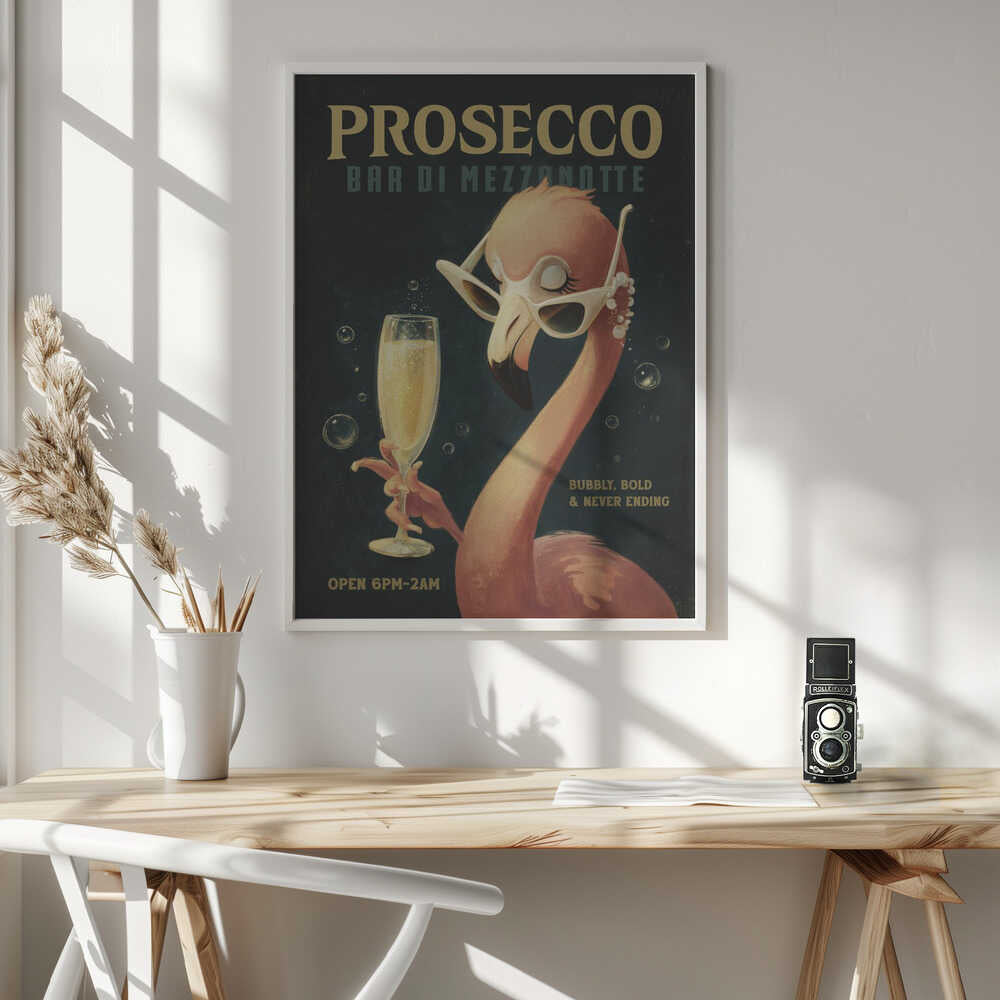 Prosecco Bar Di Mezzanotte Poster