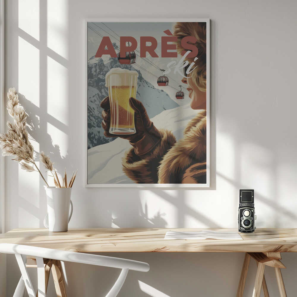 Apres Ski Alpine Poster