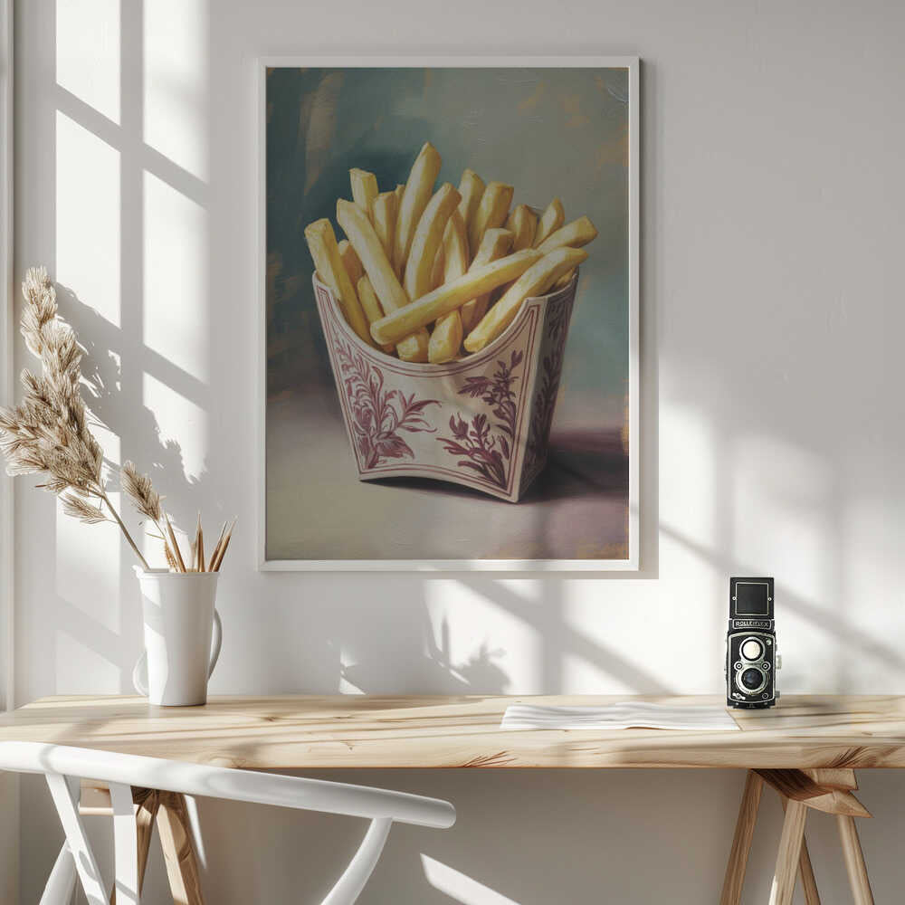 Retro Fries Poster