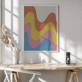 Waves of Color Poster