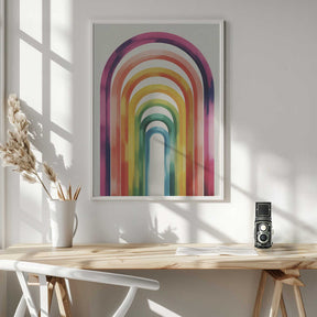 Colorful Arches Poster