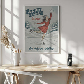 Go Figure Skating Poster