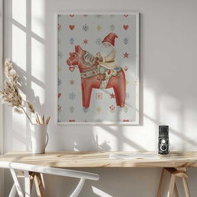 Gnome On Horse Poster