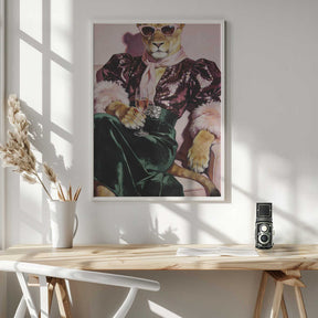 Party Lioness Poster