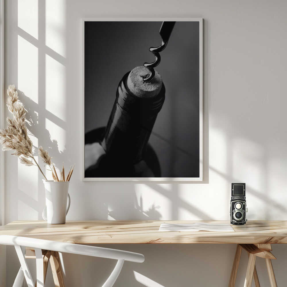 Wine Bottle Opening Poster