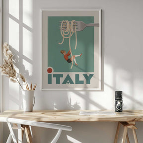 Italy Pasta Swing Poster