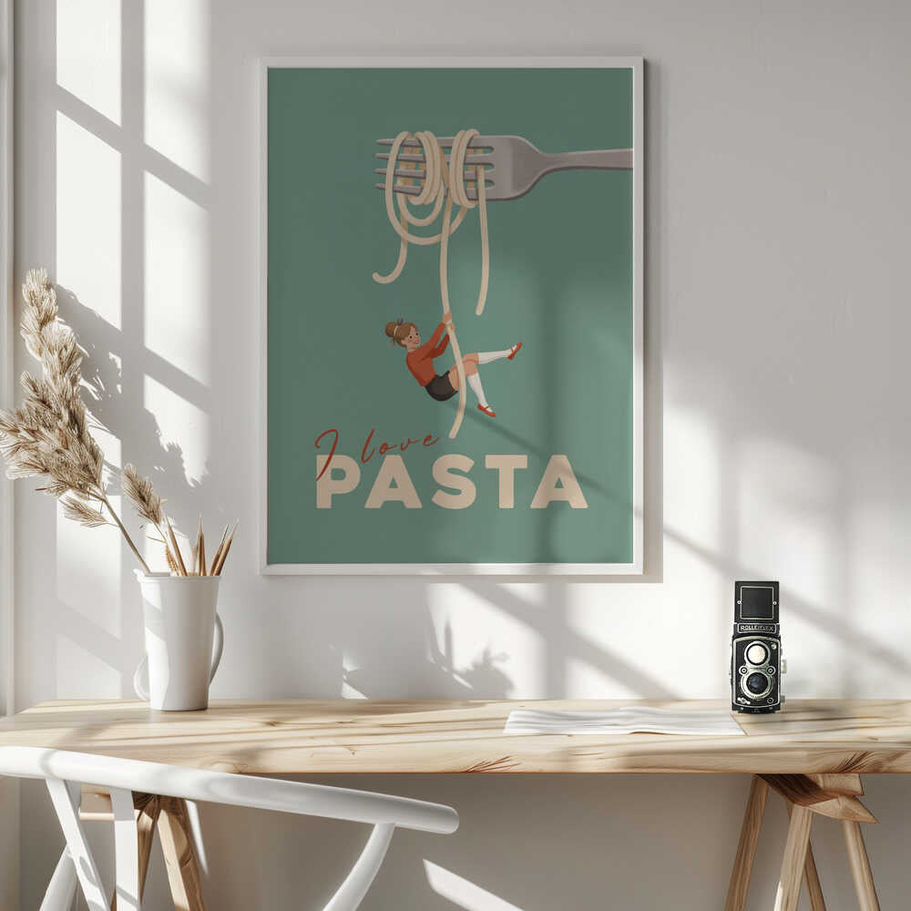 I Love Pasta Poster