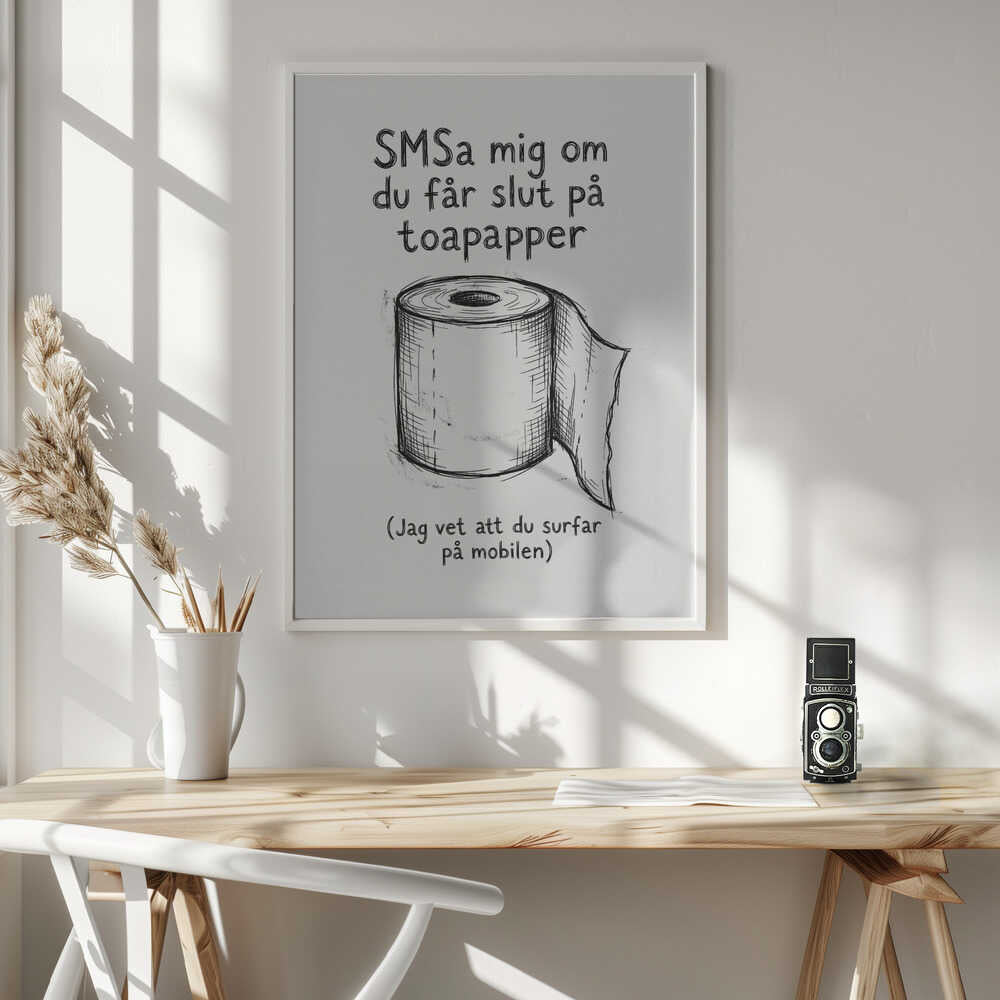 Slut På Toapapper Poster