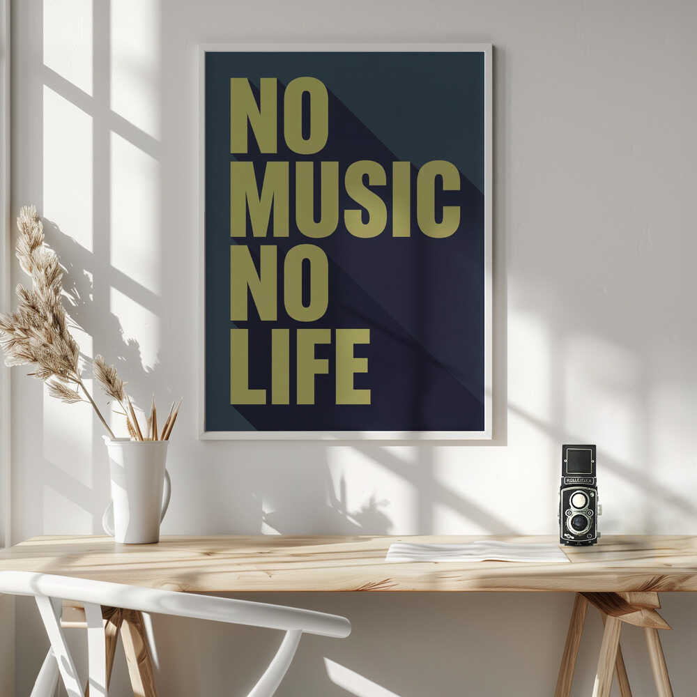 No Music, No Life Poster